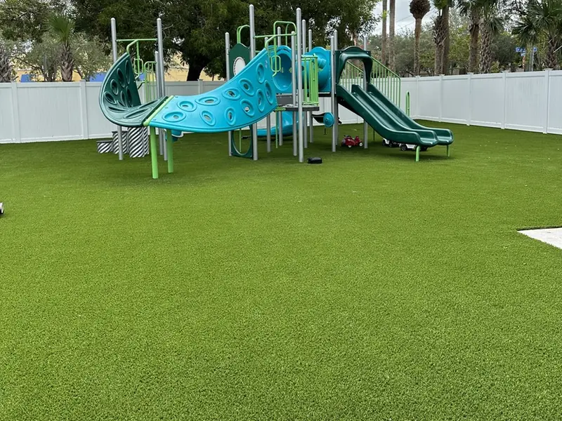 Playground and Daycare Turf: Safety, Impact Pads and Heat